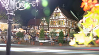 Ein schöner Spätsommerabend auf dem Freien Platz.