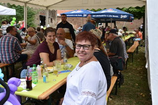 Rund 600 Besucher machten es sich beim Wasserbüffelfest gemütlich.