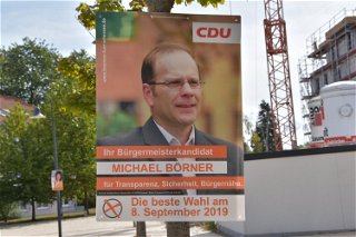 Das den Reihen der CDU tritt Michael Börner zur Bürgermeistermeisterwahl an. 