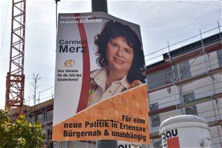 Auch Carmen Merz will ins Rathaus einziehen. 