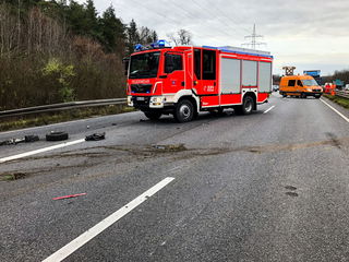 Die Feuerwehr war vor Ort.