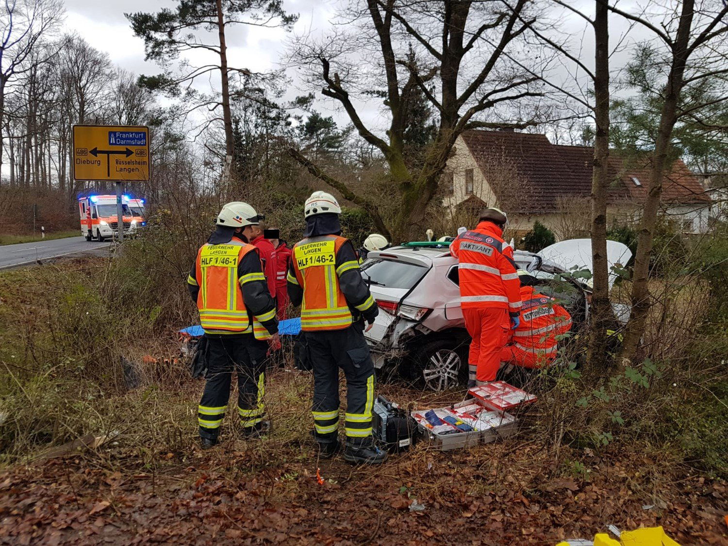 Schwerer Verkehrsunfall Mit Acht Schwerverletzten Personen