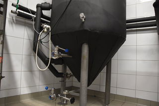 Hier wird das Bier gebraut