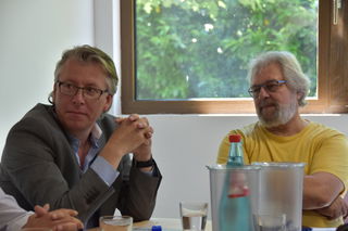Martin Hoppe zusammen mit Detleff Hellmann