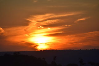 Vom Wartturm aus konnten die Besucher den malerischen Sonnenuntergang sehen.