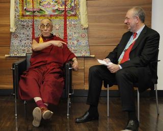 Mit dem Dalai Lama