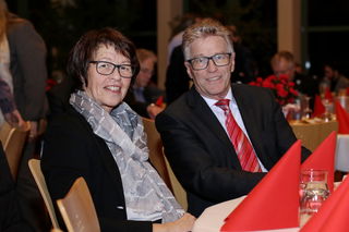 Kreisbeigeordneter Winfried Ottmann und seine Ehegattin.
