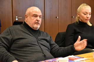 Ludwig Levy und Lena Roie vom Schaustellerverband Frankfurt Rhein-Main.