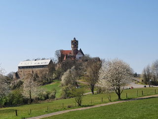 Aufnahmen von Gründau (Blick gen Meerholz sowie Bergkirche N-Gründau) , Ronneburg und Frankfurt von Langenselbold aus gesehen