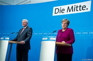Ministerpräsident Volker Bouffier und Bundeskanzlerin Angela Merkel beraten über neue Lockerungen in Hinblick auf die Corona-Maßnahmen - Archivfoto: KINZIg.NEWS/Hendrik Urbin
