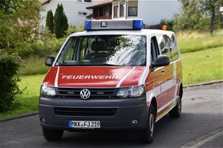 Neben dem neuen MLF gehört noch ein Mannschaftswagen zum Fuhrpark der Lettgenbrunner Feuerwehr.