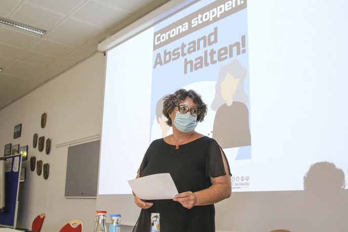 Die Erste Kreisbegeordnete Susanne Simmler ist auch für das Kreisgesundheitsamt im Main-Kinzig-Kreis zuständig