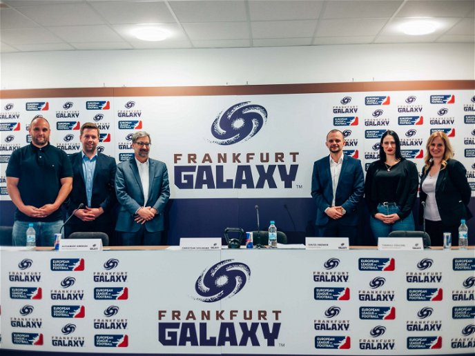 Das neue Führungsteam der Galaxy: v.l.n.r.: Thomas Kösling, Alexander Korosek, David Knower, Eric Reutemann, Jermaine Wolf, Julia Reininger