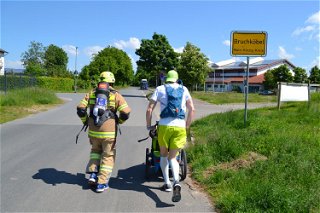 Der Wittelsberger aus der Nähe von Marburg läuft seit dem 1. Mai täglich 60 bis 80 Kilometer und läuft somit ein Herz durch Deutschland.