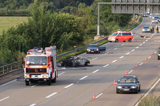 Unfall auf der A66