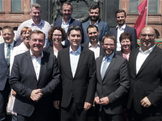 Mit vielen SPD-Bürgermeistern und derKreisspitze