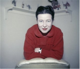 Simone de Beauvoir   - Foto: © Ullstein