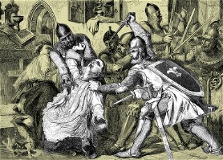 Die Ermordung des Fürstabts Bertho II. im Jahr 1271 