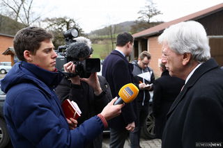 O|N-Reporter Kevin Kunze mit dem Ministerpräsidenten 