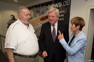 Volker Bouffier mit Martin Angelstein (links) 