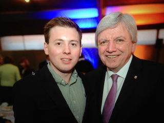 Christian P. Stadtfeld und Volker Bouffier bei einem ihrer ersten Treffen 