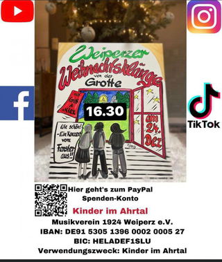 Das offizielle Plakat zu dem Konzert.