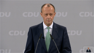 Friedrich Merz ist neuer Bundesvorsitzender CDU Screenshot: CDU Parteitag