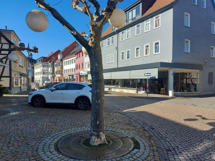 Hier wird die neue Sackgasse enden.