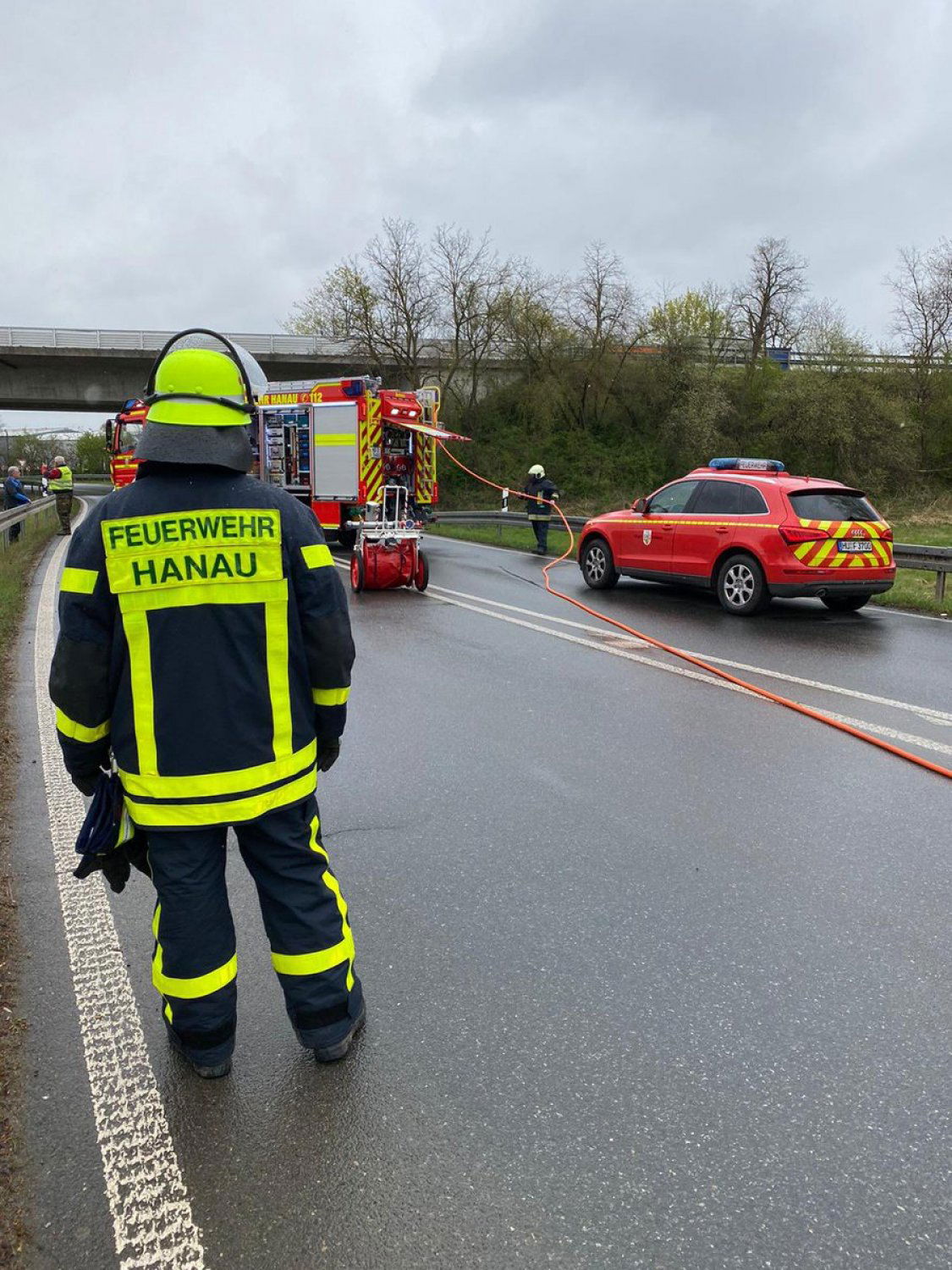 Unfall Auf Der B43a Bei Hanau