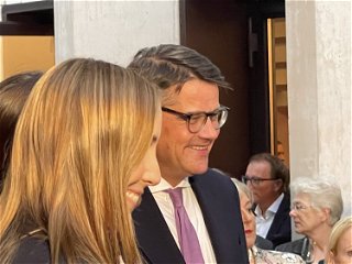 Landtagspräsidentin Astrid Wallmann und Ministerpräsident Boris Rhein 