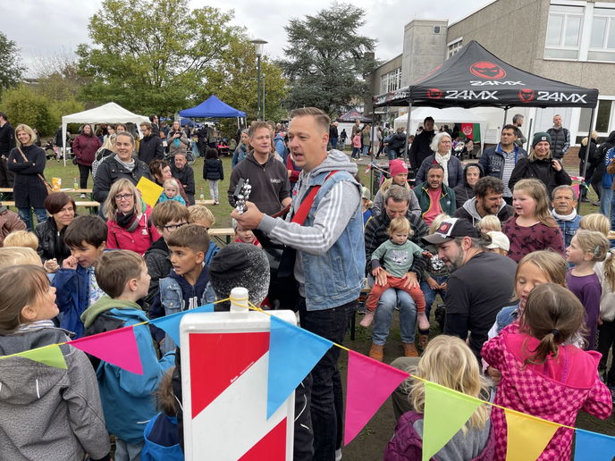 Buntes Treiben auf dem Maintaler Weltkindertag. 