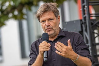 Bundeswirtschafts- und Klimaschutzminister Robert Habeck. - Archivfoto: KN/Tobias Rehbein
