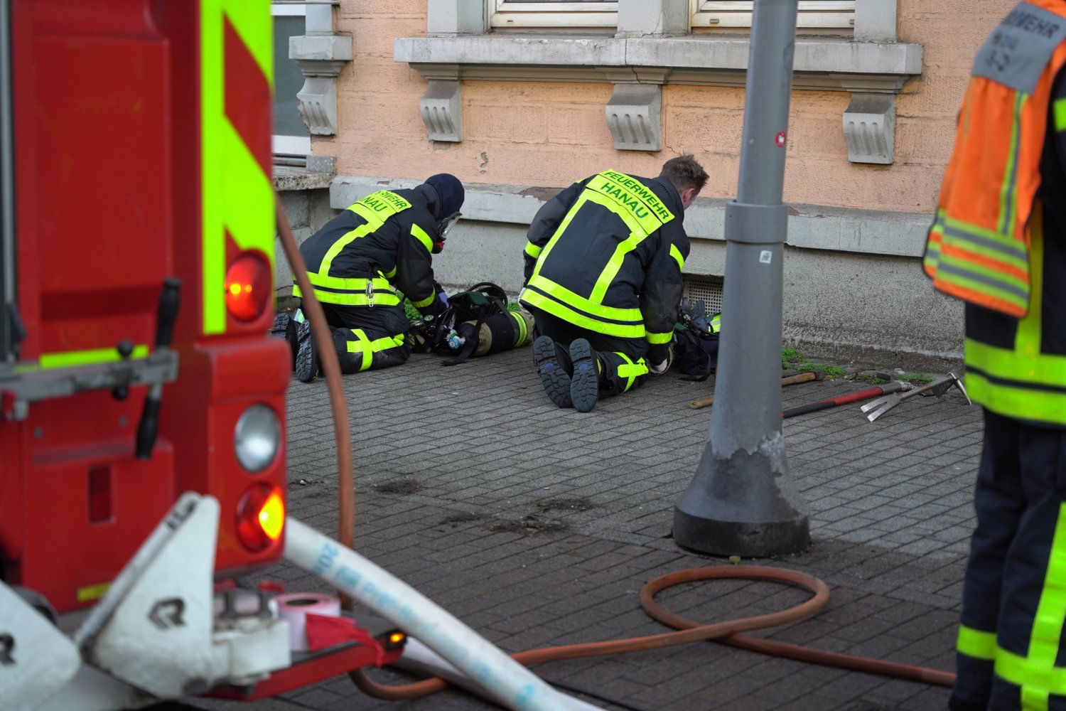 Im Hanauer Stadtteil Lamboy: Kellerbrand In Mehrfamilienhaus