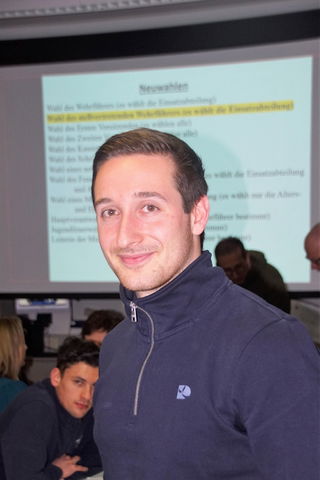 Der neue Stellvertretende Wehrführer: Janik Ditzel.