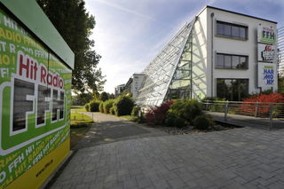 Die Zentrale der Radio/Tele FFH: das Funkhaus in Bad Vilbel. Foto: HIT RADIO FFH