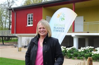 Annette Licht ist Ansprechpartnerin für das Grüne Klassenzimmer. Foto: Mathias Schmidt