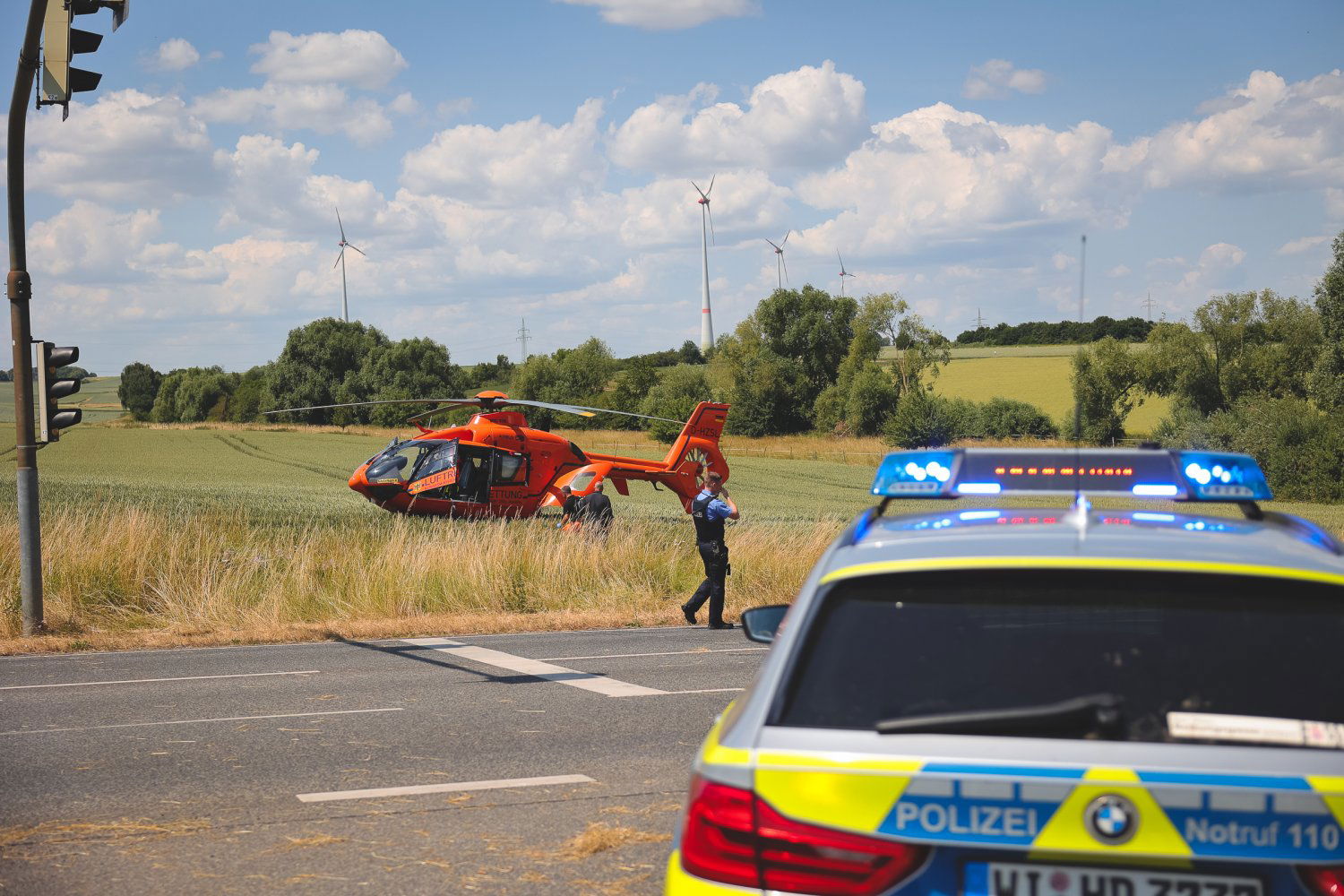 UPDATE: Bruchköbel: Schwerer Unfall Auf Der B 45 - Drei Verletzte