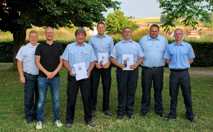 KBI Markus Busanni, BgM Victor Röder, Engelbert Hagemann, Elmar Sachs, David Weismantel, GBI Tobias Imkeller, Stv. GBI Benedikt Pfahls