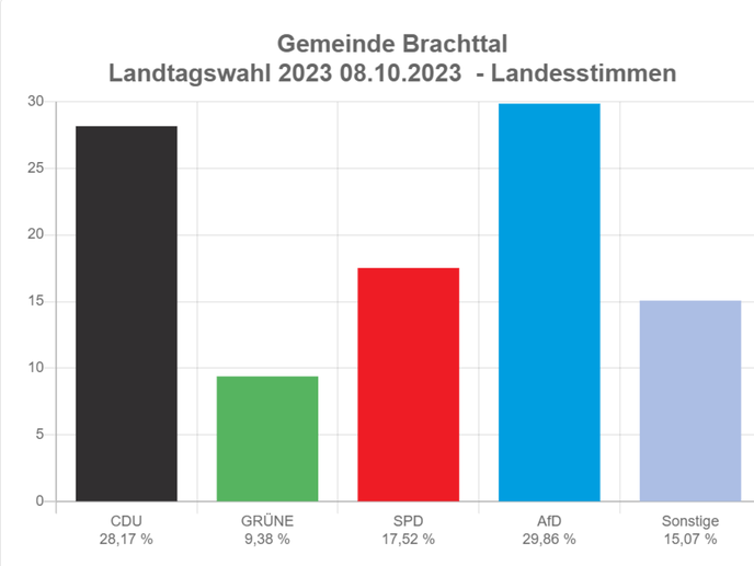 So hat Brachttal gewählt - Foto: Screenshot Votemanager