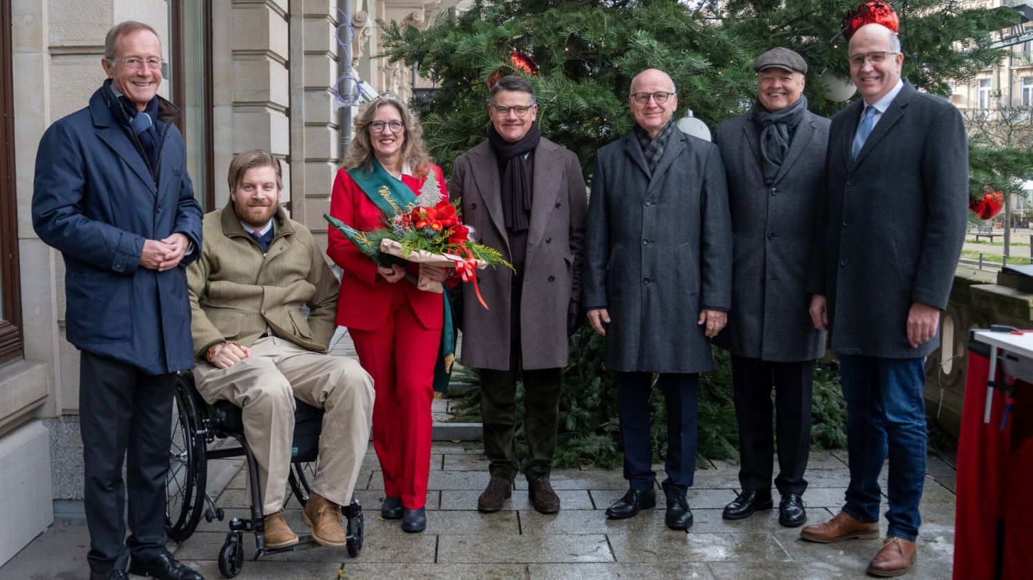 Weihnachtsbaum für die Staatskanzlei ColoradoTanne aus dem Spessart