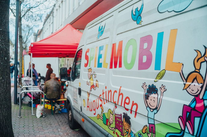 Kindermeile in der Salzstraße.  - Foto: Hanau Marketing GmbH/David Seeger