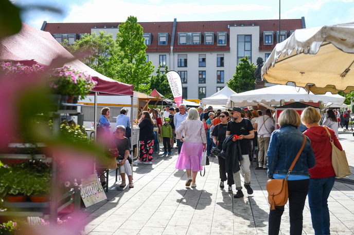 Mit der Mischung aus Afterwork-Veranstaltung, Wochen- und Trödelmarkt mit Live-Musik hat der Feierabendmarkt an der Wallonisch-Niederländischen Kirche hat schnell eine große Anhängerschaft gefunden. 