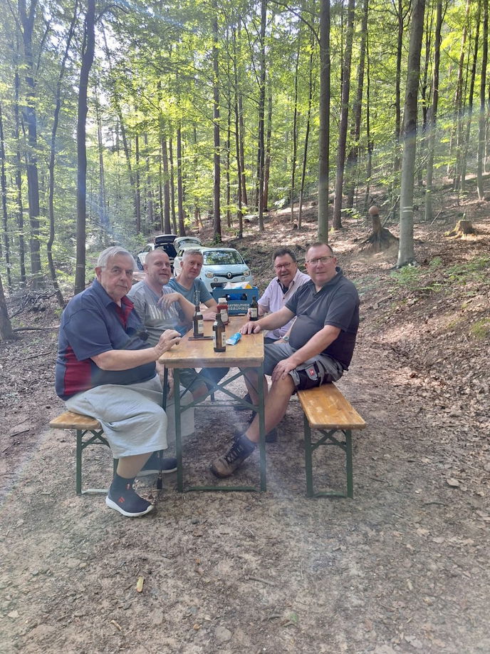 Volkmar Hundhausen, Ruben Hundhausen, Helmut Fischer, Helmut Bluhm und Reiner Tasch (v.li.).