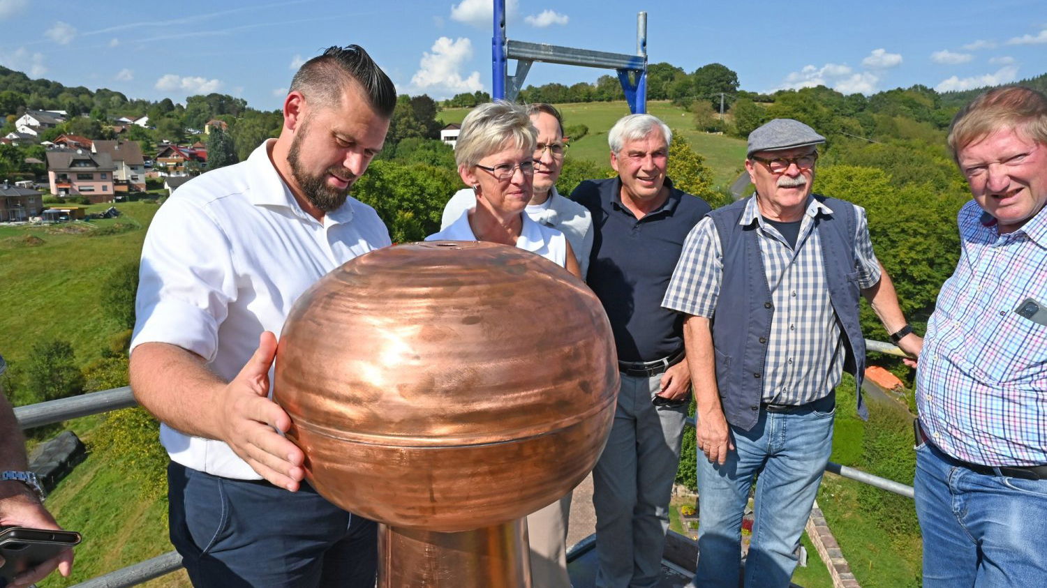 History stored for the future in the decoration of the Züntersbach church tower