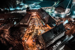 Außergewöhnlicher Weihnachtsmarkt im Fronhof. - Foto: Lauritz Kannengießer