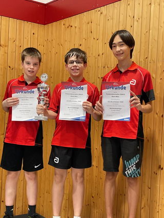 v.l.n.r.: Julian, Moritz und Alexander