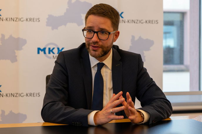 Landrat Thorsten Stolz. - Archivfoto: KN/Justin Möser