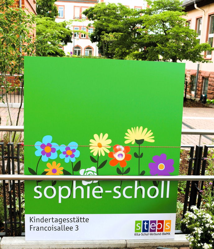 Bunt und vielfältig - so zeigt sich auch das Logo der neuen Kita.