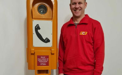 Polizeihauptkommissar Ralf Bentert am 26. April beim ACE-Kreises Main-Kinzig/Wetterau in Rodenbach