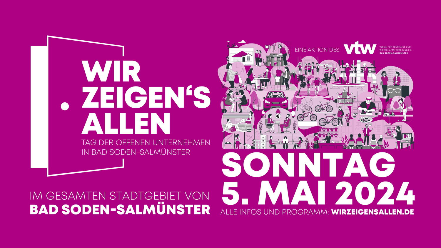 Wir zeigen&#39;s allen - Tag der offenen Unternehmen in Bad Soden-Salmünster am 5.Mai von 12-17 Uhr